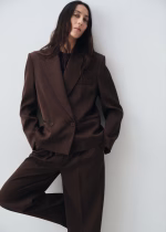 Double-breasted suit jacket