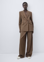 Double-breasted suit jacket