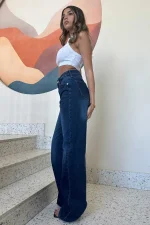 Baggy - Classic Navy Blue Jeans. - Image 3